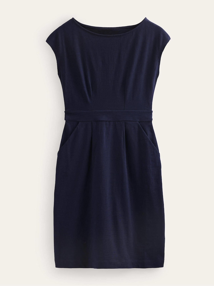 Boden Blue Florrie 100% Cotton Jersey Dress - Image 5 of 5 Boden Blue Florrie 100% Cotton Jersey Dress - Image 5 of 5