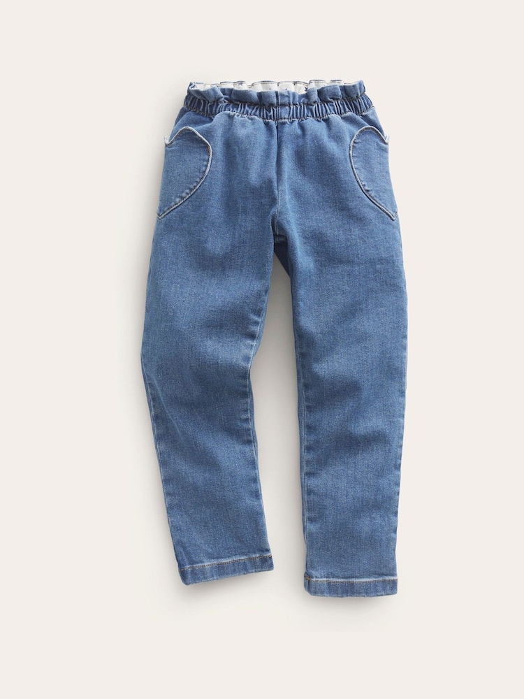 Boden – Pull-on-Hose mit Herztaschen aus 100 % Baumwolle - Bild 1 von 3