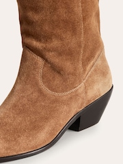 Boden Brown Western Knee High Boots - Image 4 of 4