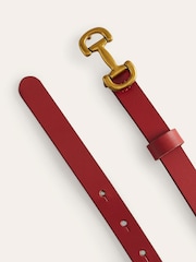 Boden Burgundy Iris Skinny Snaffle Trim Belt - Image 2 of 3
