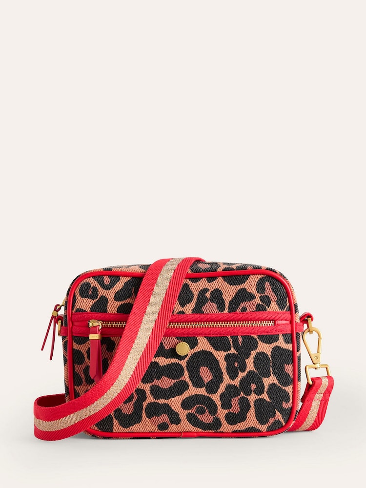 Boden Brown Canvas Cross-Body Bag - Image 2 of 4