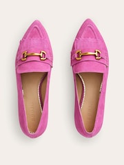 Boden Pink Iris Ghillie Loafers - Image 3 of 4