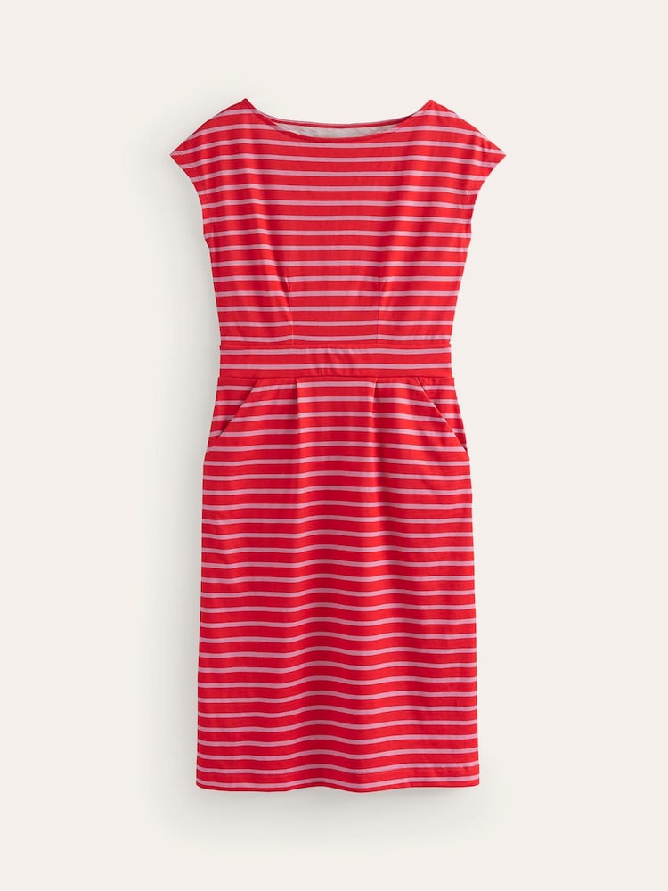 Boden Red Florrie 100% Cotton Jersey Dress - Image 5 of 5 Boden Red Florrie 100% Cotton Jersey Dress - Image 5 of 5