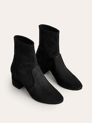 Boden Black Stretch Ankle Boots - Image 3 of 4