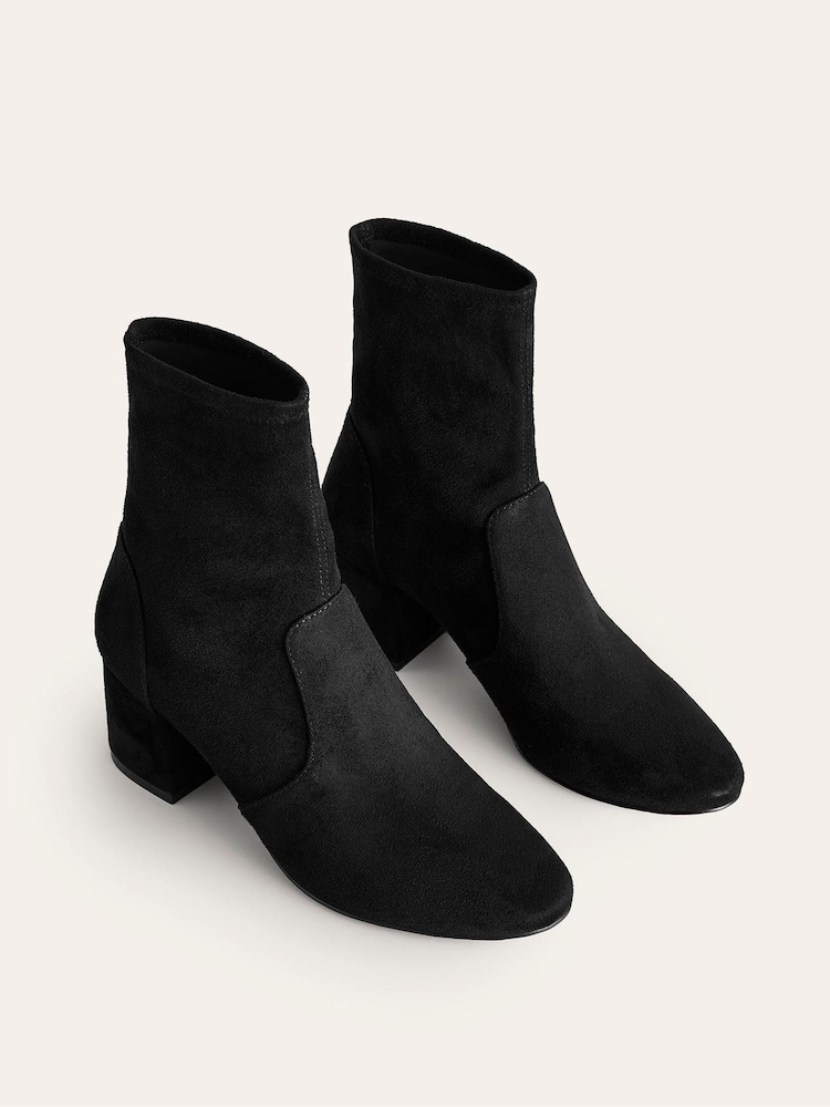 Boden Black Stretch Ankle Boots - Image 3 of 4