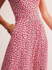 Boden Red Amelie Jersey Dress - Image 3 of 5