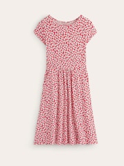 Boden Red Amelie Jersey Dress - Image 5 of 5