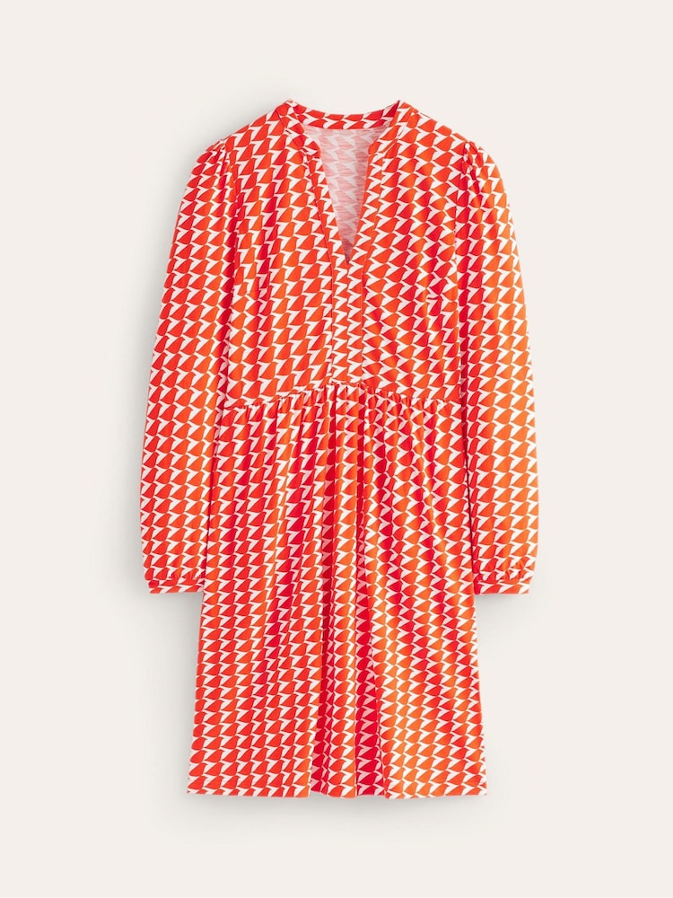 Boden Orange Naomi Relaxed Jersey Dress - Image 5 of 5