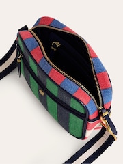 Boden Green Canvas Cross-Body Bag - Image 4 of 4