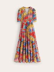Boden Yellow Bella Puff Sleeve Maxi Dress - Image 5 of 5
