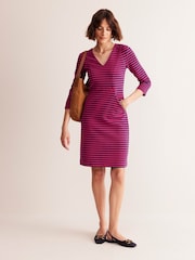 Boden Pink Bronte Ottoman Dress - Image 4 of 5