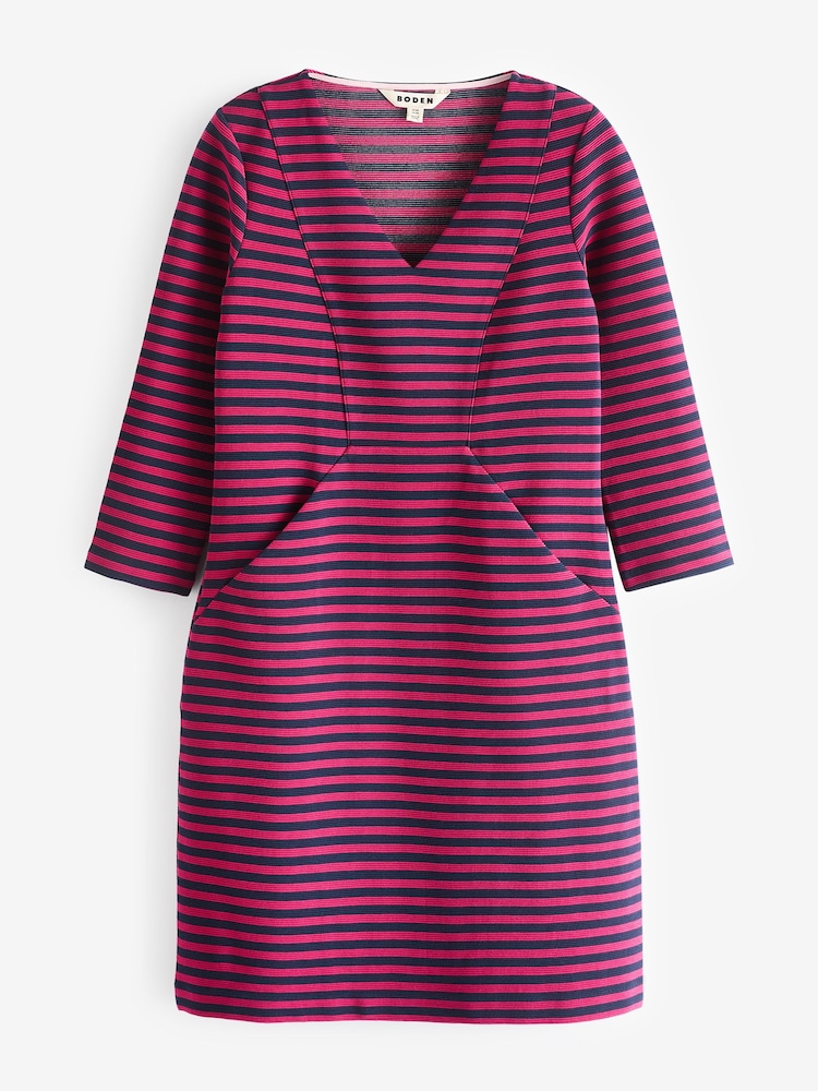 Boden Pink Bronte Ottoman Dress - Image 5 of 5 Boden Pink Bronte Ottoman Dress - Image 5 of 5