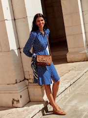 Blau - Boden Pocket Detail Shirt Dress - Bild 1 von 6