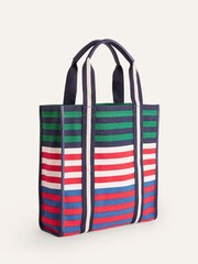 Boden Green 100% Cotton Canvas Tote Bag - Image 3 of 4