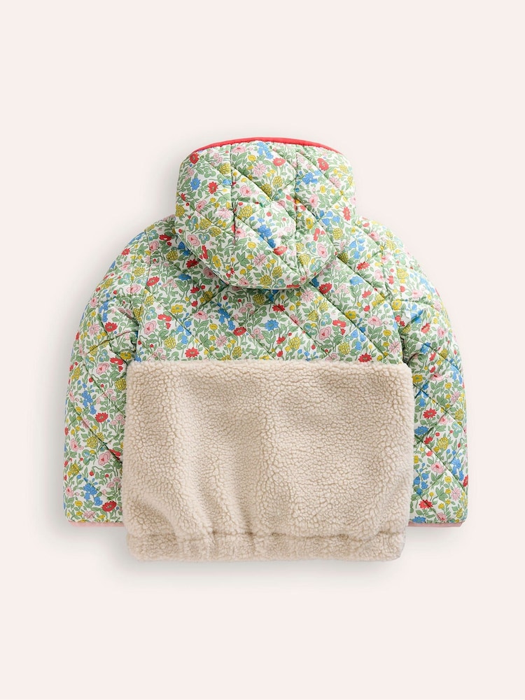 Boden Green Green Fleece Mix 100% Cotton Jacket - Image 2 of 4 Boden Green Green Fleece Mix 100% Cotton Jacket - Image 2 of 4