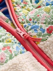Boden Green Green Fleece Mix 100% Cotton Jacket - Image 3 of 4