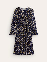 Boden Blue Flute Sleeve Jersey Dress - Image 4 of 4