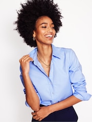 Boden Blue Sienna 100% Cotton Shirt - Image 2 of 6