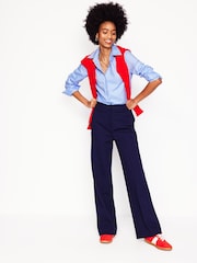 Boden Blue Sienna 100% Cotton Shirt - Image 4 of 6