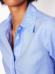 Boden Blue Sienna 100% Cotton Shirt - Image 5 of 6