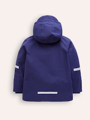 Boden Blue Waterproof Fisherman's 100% Cotton Jacket - Image 2 of 4