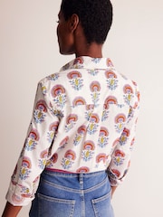 Boden Cream Sienna 100% Cotton Shirt - Image 3 of 7