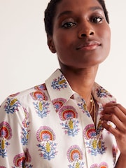 Boden Cream Sienna 100% Cotton Shirt - Image 5 of 7