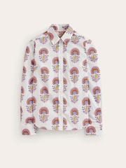 Boden Cream Sienna 100% Cotton Shirt - Image 7 of 7