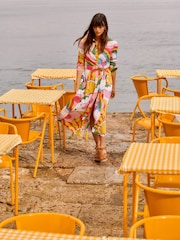 Boden Yellow Amy 100% Cotton Midi Shirt Dress - Image 1 of 6