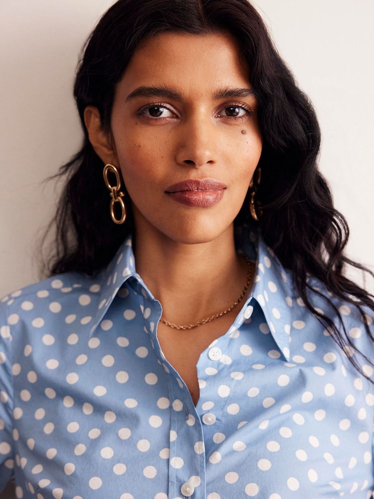 Boden Light Blue Sienna 100% Cotton Shirt - Image 2 of 6