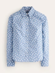 Boden Light Blue Sienna 100% Cotton Shirt - Image 6 of 6