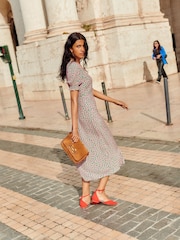 Boden Green Corinne Midi Tea Dress - Image 1 of 6