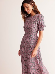 Boden Green Corinne Midi Tea Dress - Image 5 of 6