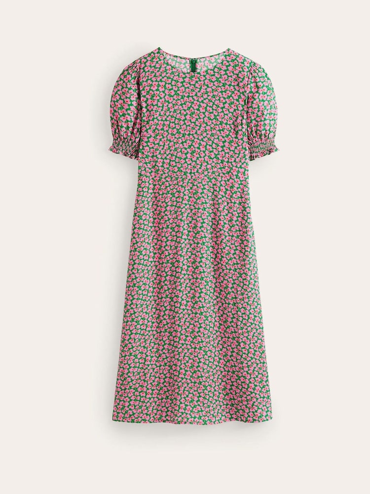 Boden Green Corinne Midi Tea Dress - Image 6 of 6 Boden Green Corinne Midi Tea Dress - Image 6 of 6