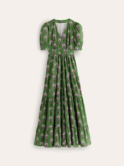 Boden Green Bella Puff Sleeve Maxi Dress - Image 6 of 6