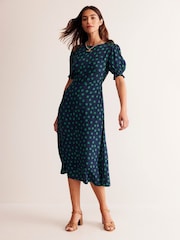 Boden Blue Corinne Midi Tea Dress - Image 2 of 5