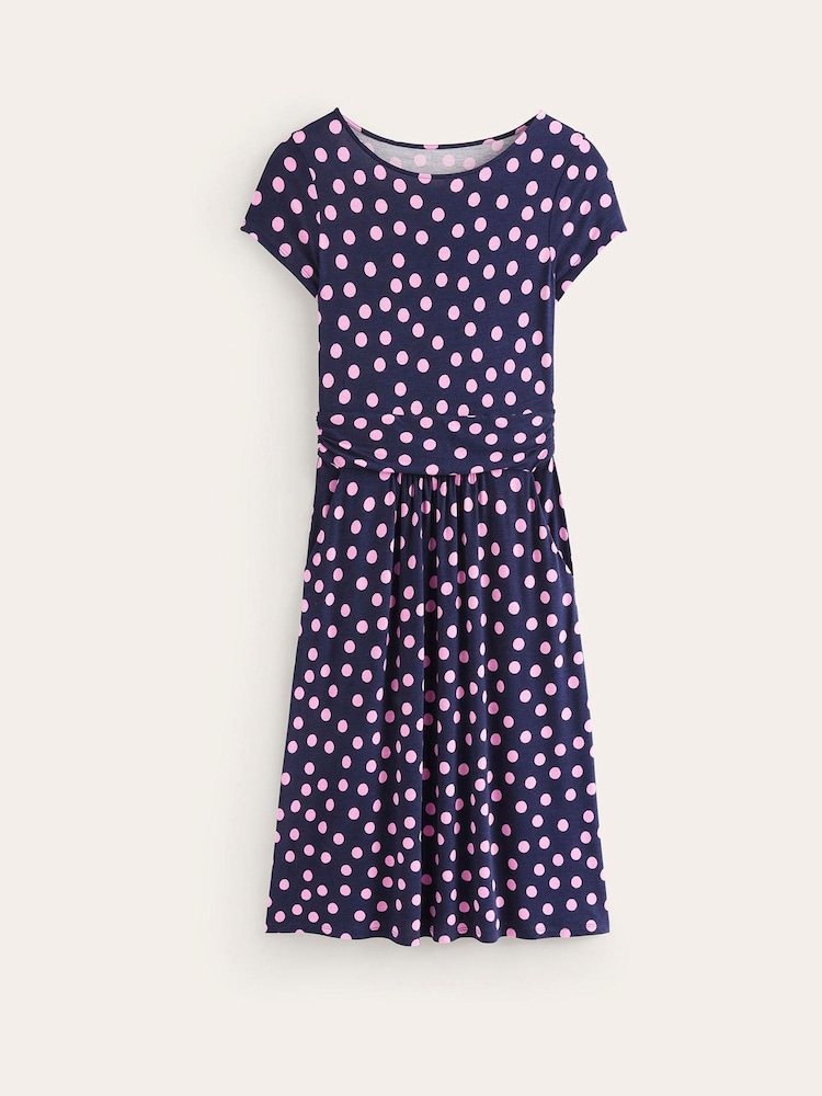 Boden Blue Amelie Jersey Dress - Image 5 of 5 Boden Blue Amelie Jersey Dress - Image 5 of 5