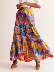 Boden Lorna Maxi-Stufenrock aus 100 % Baumwolle - Bild 5 von 6