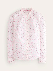 Boden Pink Spot 100% Cotton Phoebe Shirt - Image 5 of 5