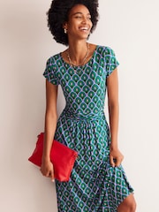 Boden Green Amelie Jersey Midi Dress - Image 2 of 6