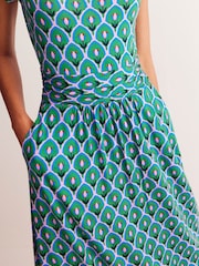 Boden Green Amelie Jersey Midi Dress - Image 3 of 6