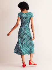 Boden Green Amelie Jersey Midi Dress - Image 4 of 6