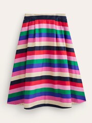 Boden Red Isabella Cotton Sateen Skirt - Image 6 of 6