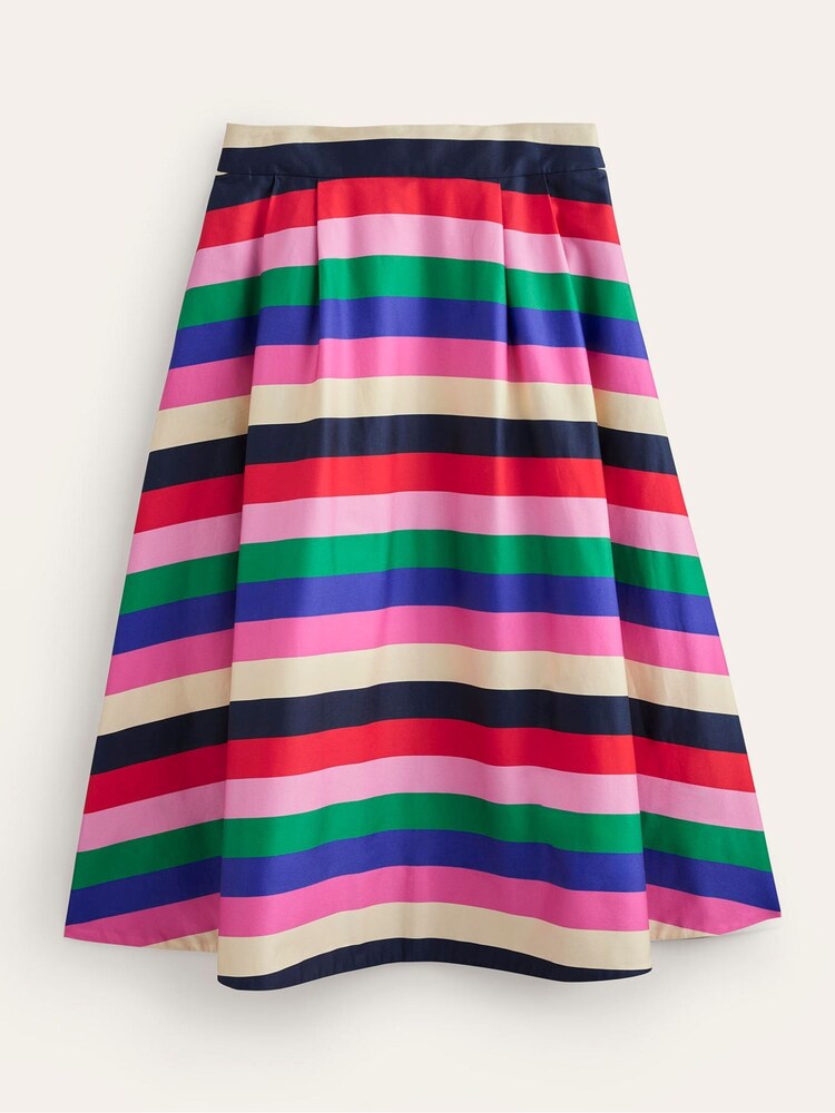 Boden Red Isabella Cotton Sateen Skirt - Image 6 of 6