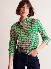 Boden Green Sienna 100% Cotton Shirt - Image 1 of 5