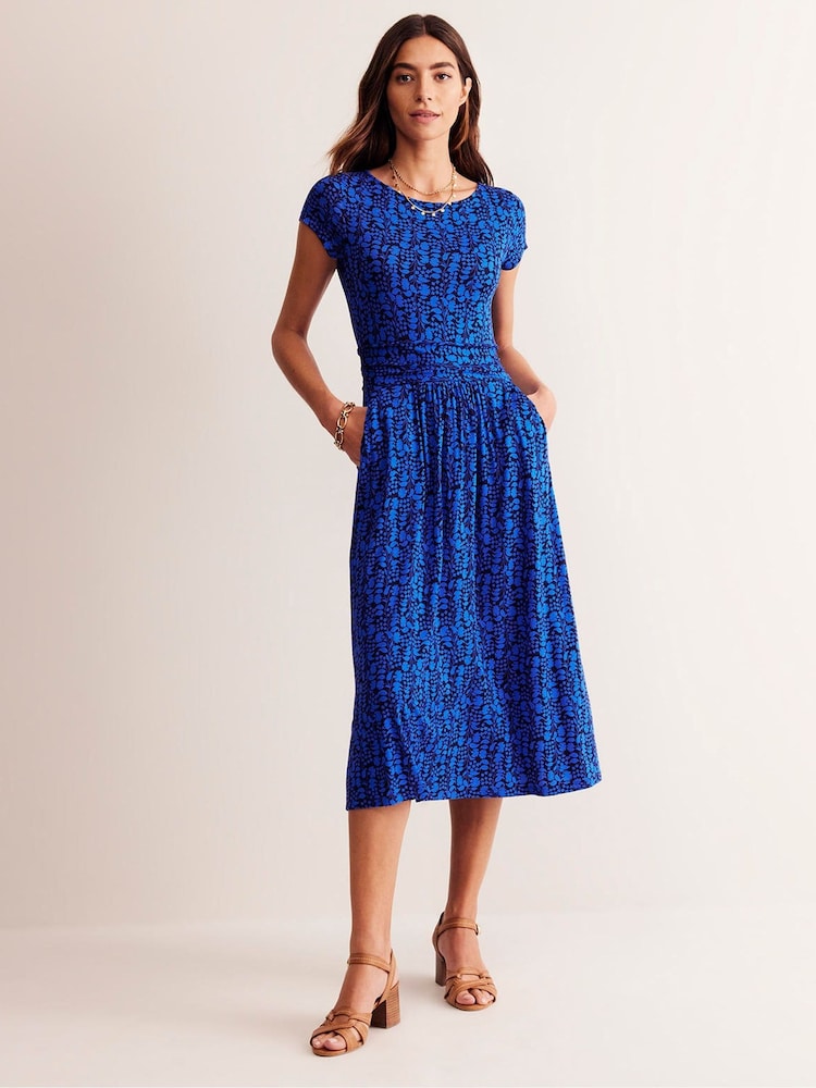 Boden Blue Amelie Jersey Midi Dress - Image 1 of 5
