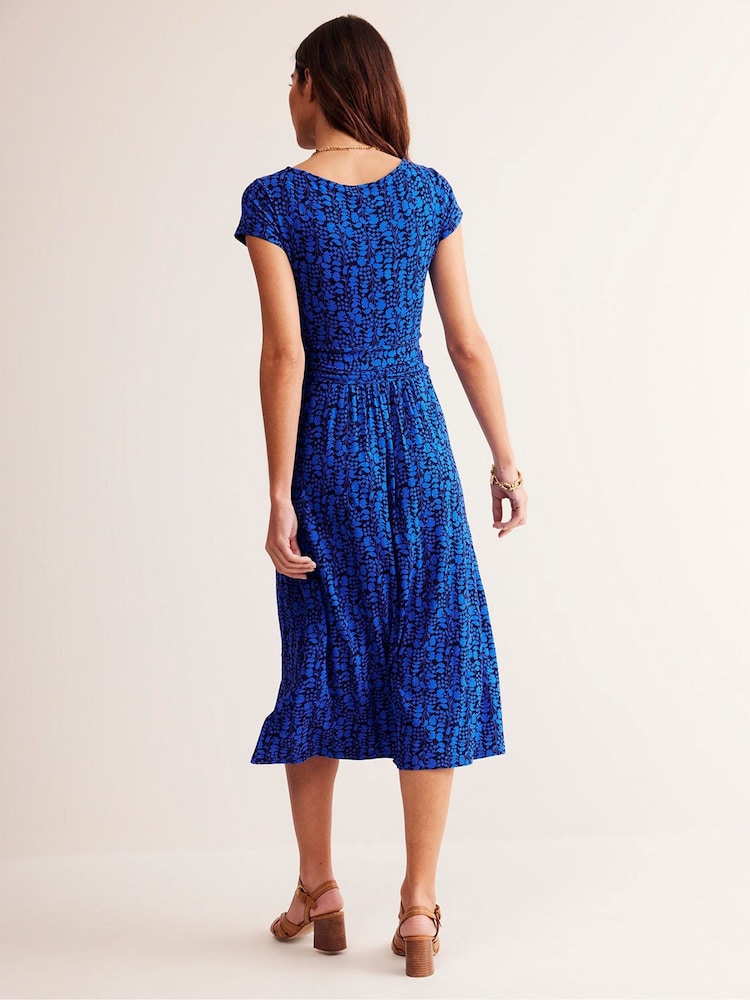 Boden Blue Amelie Jersey Midi Dress - Image 2 of 5