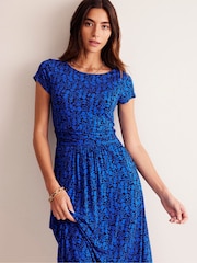 Boden Blue Amelie Jersey Midi Dress - Image 3 of 5