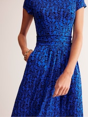 Boden Blue Amelie Jersey Midi Dress - Image 4 of 5