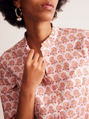 Boden Cream Phoebe 100% Cotton Shirt - Image 2 of 5